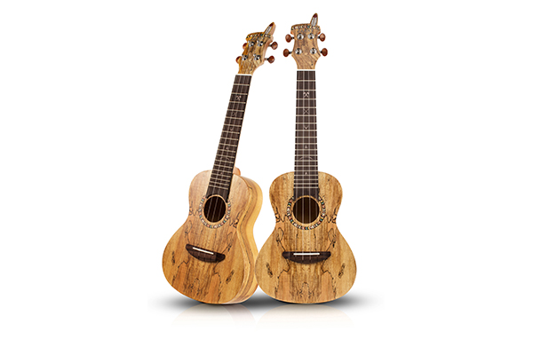 JC-102  Spaulted Maple Ukulele